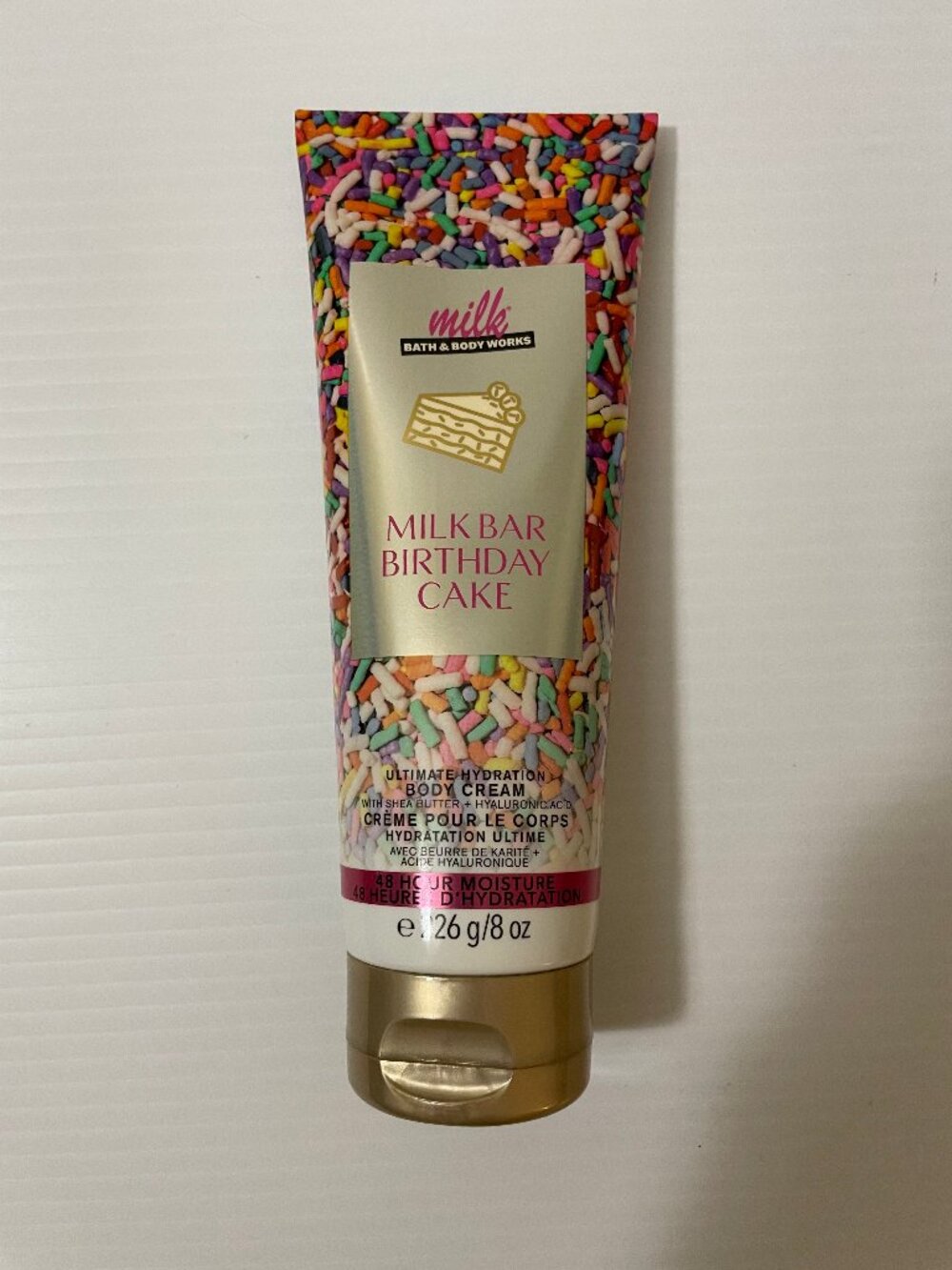 Bath & Body Works Milk Bar Birthday Cake Body Cream 8 oz Limited Edition NEW